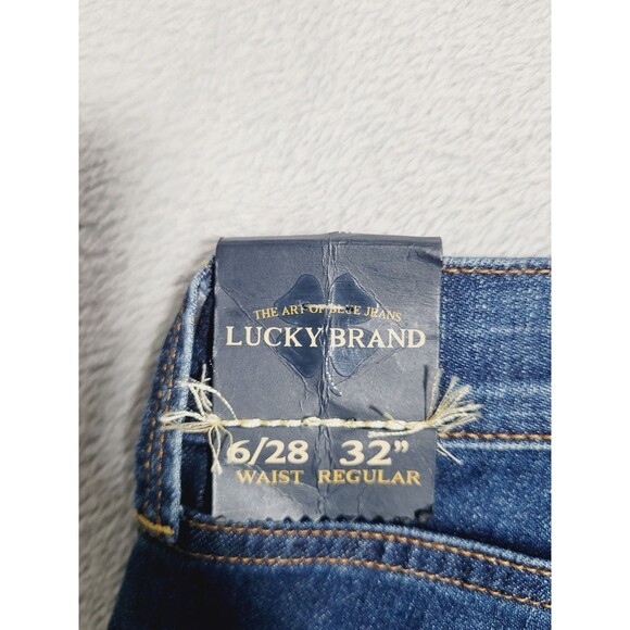 Lucky Brand Women’s Sofia Boot Jeans Size 6/28 Dark Wash 32” Inseam Bootcut NWT - Picture 3 of 16
